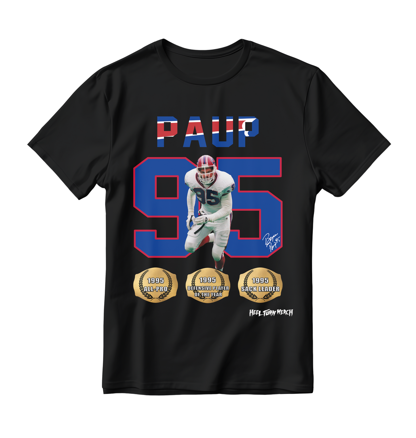 Buffalo Bills Tee | Bryce Paup | Menace of 95