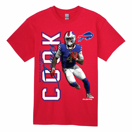 Buffalo Bills Tee | James Cook | Script