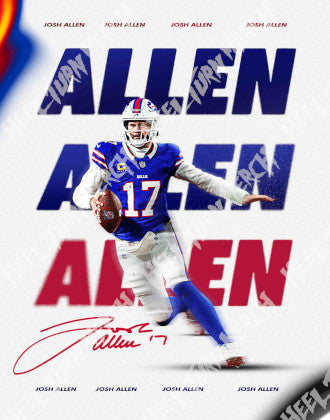 Josh Allen Signed Photo