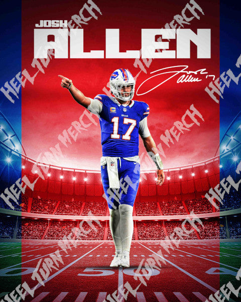 Josh Allen Signed Photo