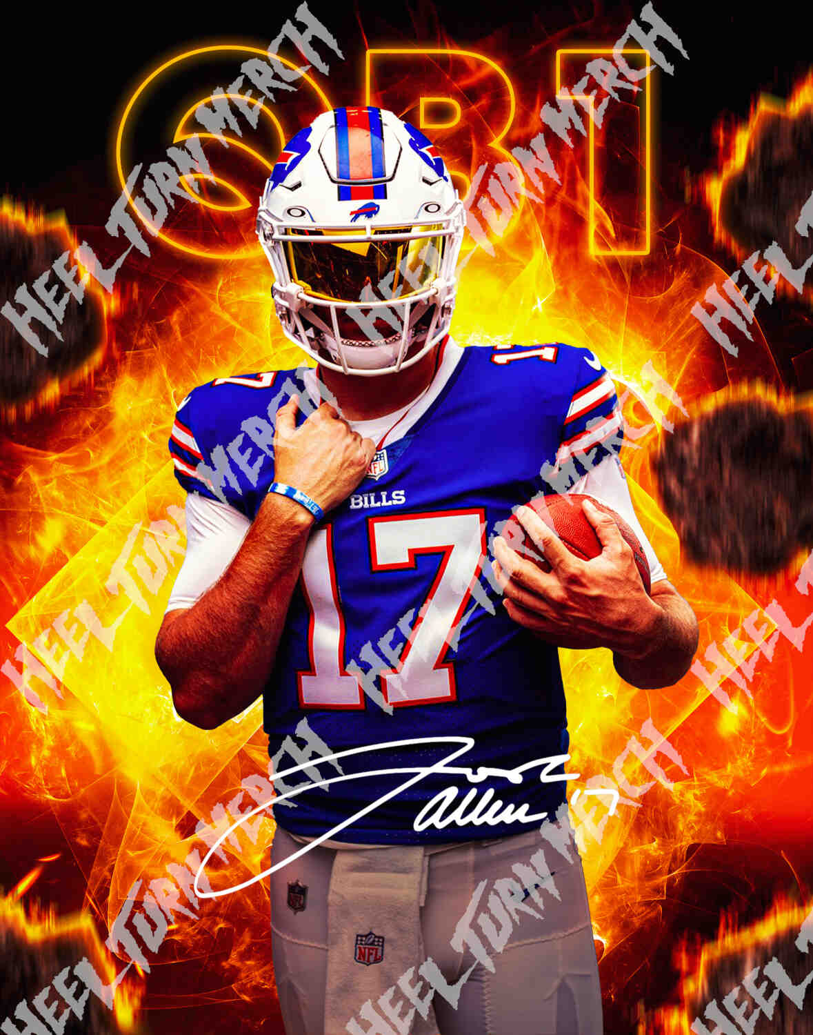 Josh Allen Signed Photo