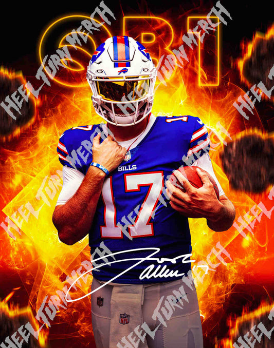 Josh Allen Signed Photo