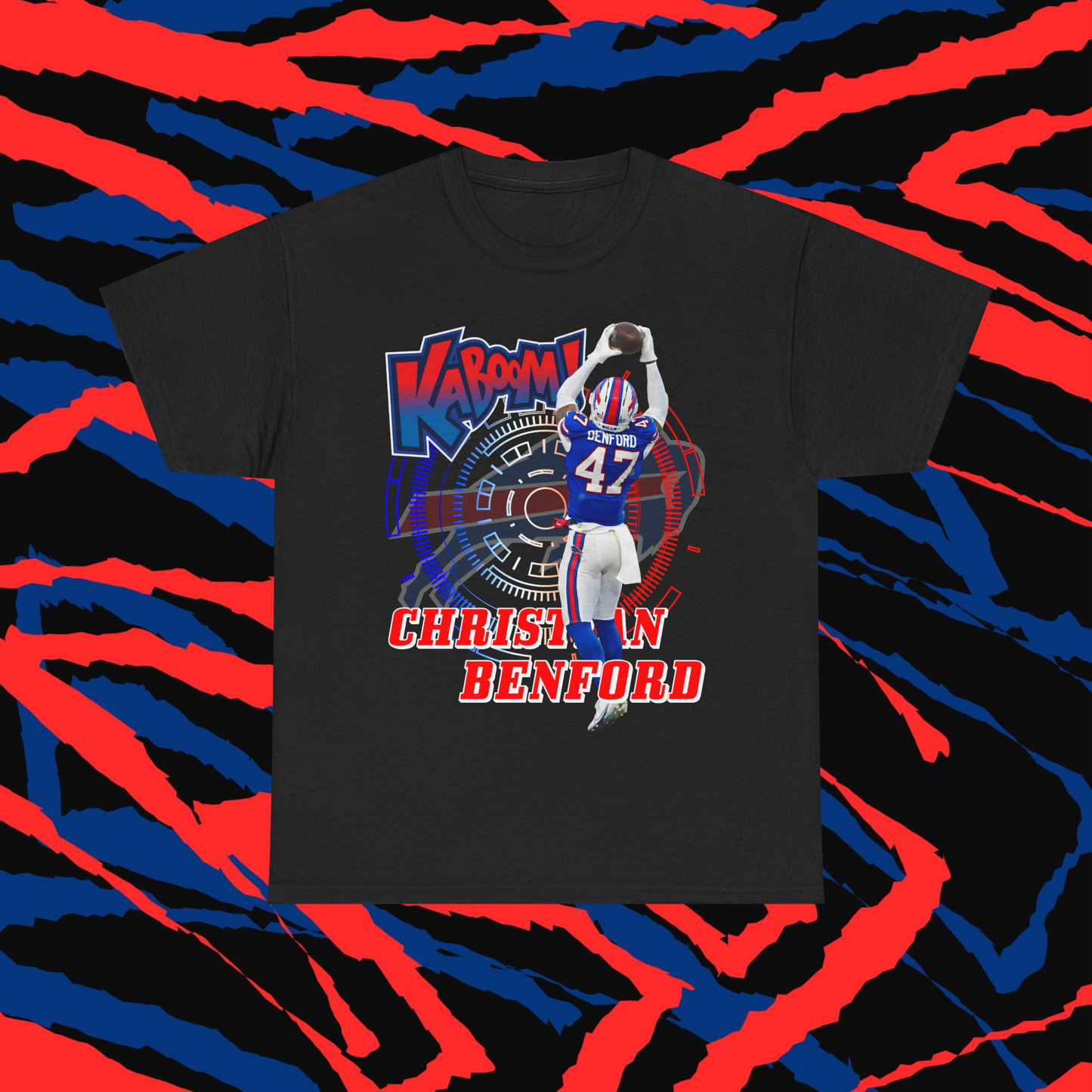 Buffalo Bills Tee | Christian Benford | Kaboom