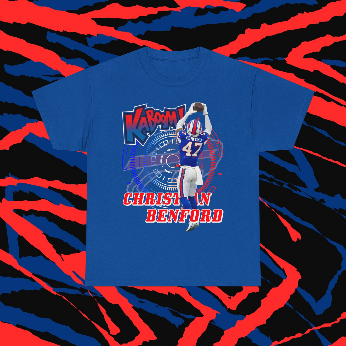 Buffalo Bills Tee | Christian Benford | Kaboom