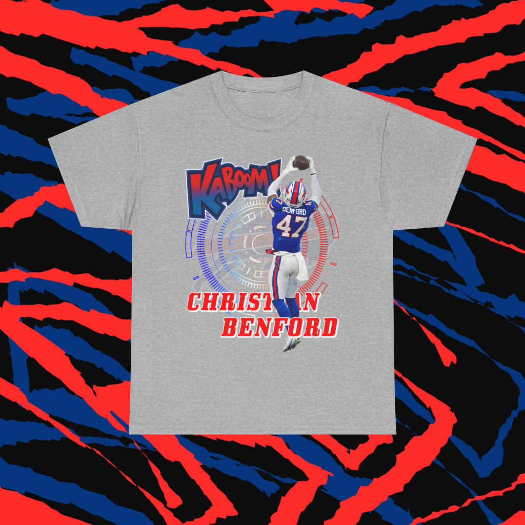 Buffalo Bills Tee | Christian Benford | Kaboom