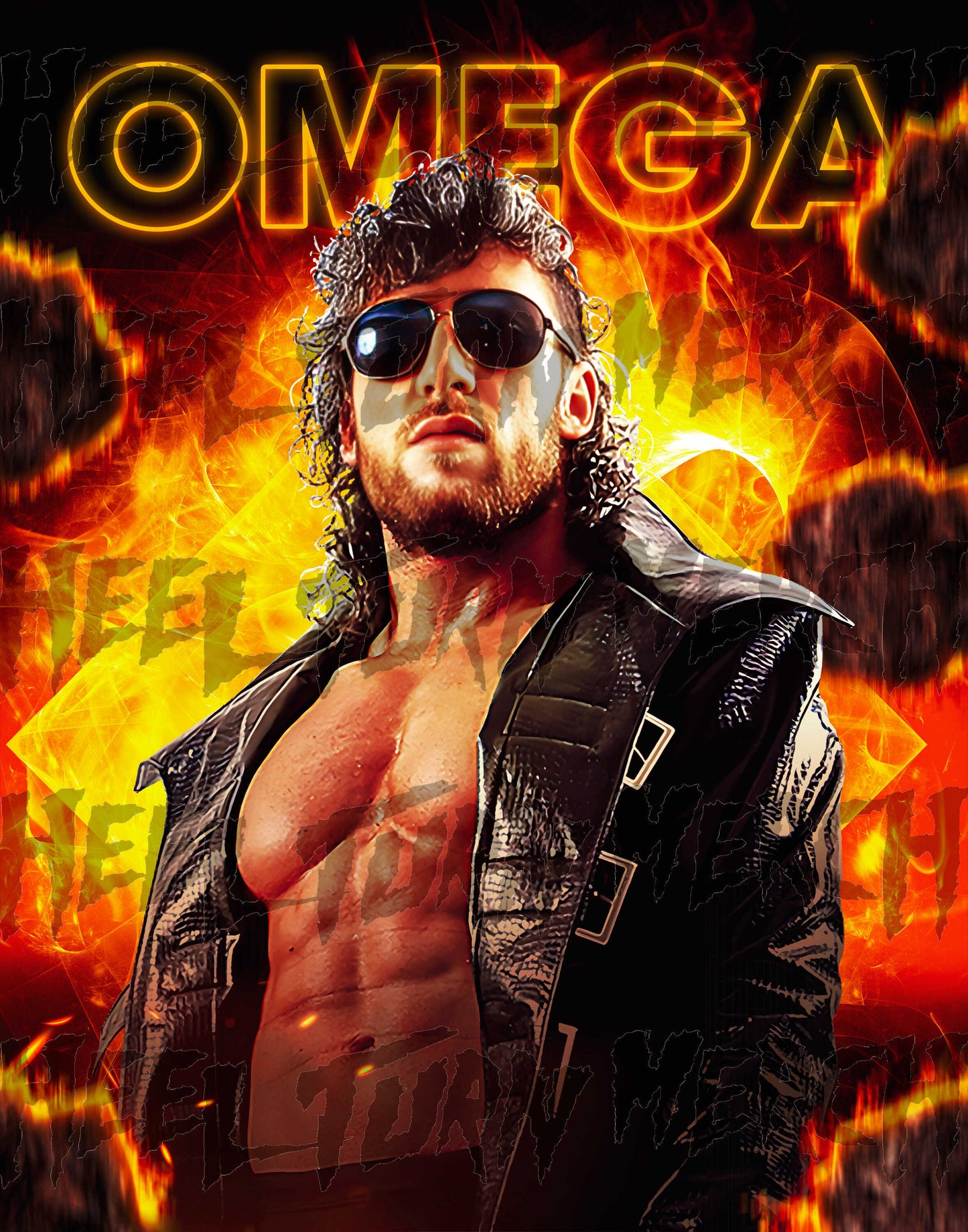 Kenny Omega | Signed | Inferno | Metallic