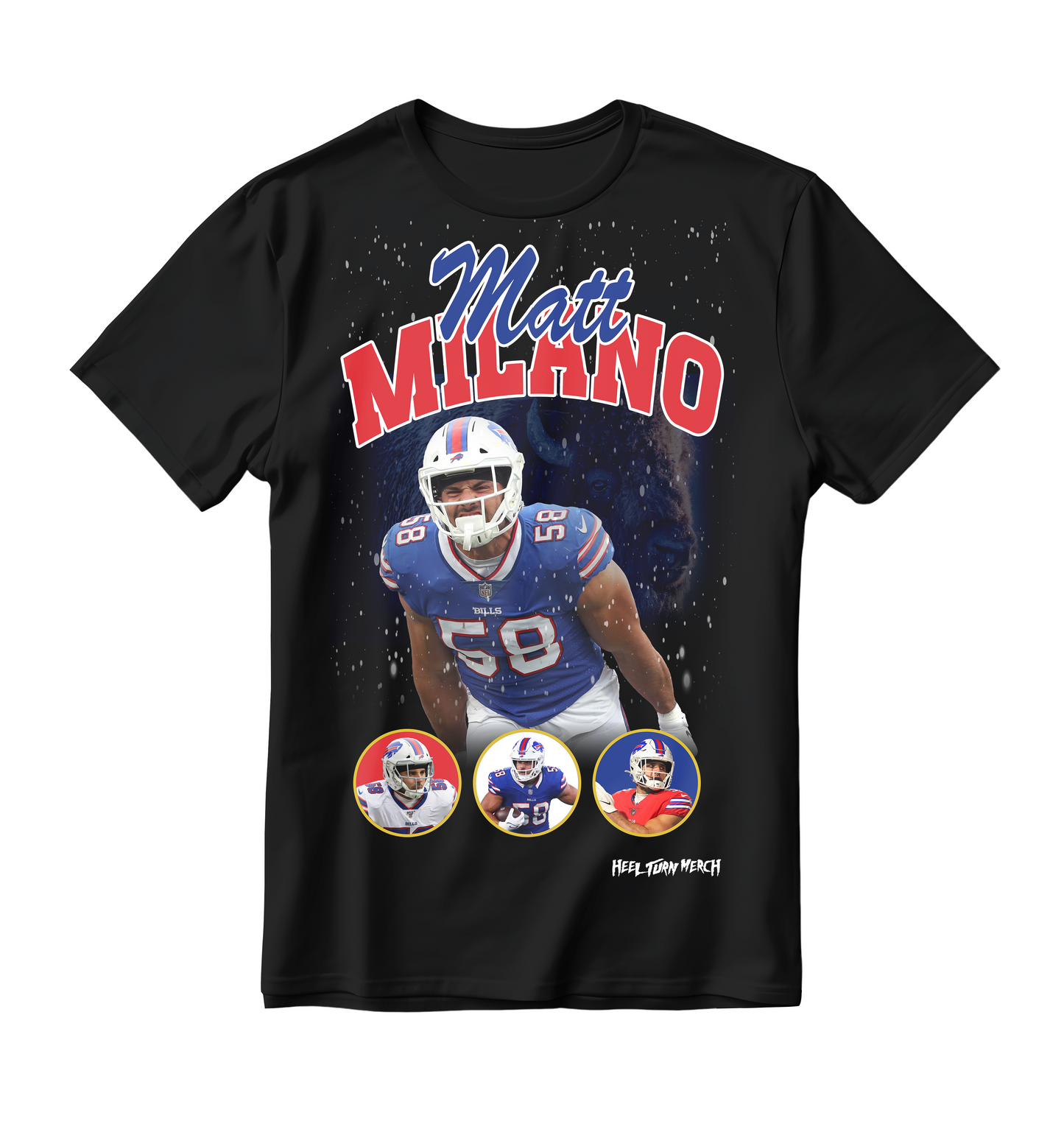 Buffalo Bills Tee | Matt Milano | Triple Sphere