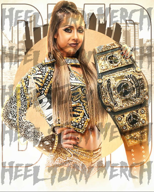 Britt Baker | Signed | Skyline | Metallic