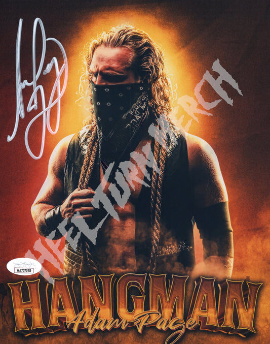 Hangman Adam Page Signed Metallic | Western