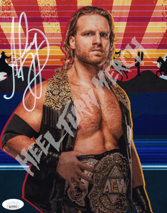 Hangman Adam Page Signed Metallic | Silhouette